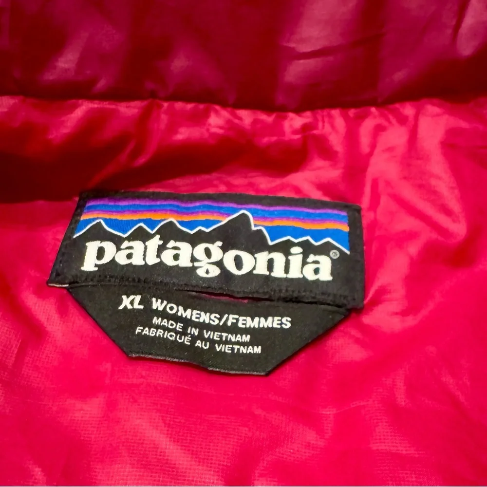 Patagonia Women's Nano Puff Vibrant Pink Puffer Jacket - Picture 4 of 5